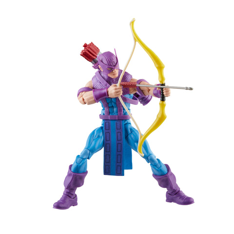 Figura hasbro marvel legends avengers hawkeye skycycle 60 aniversario