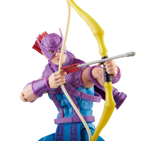 Figura hasbro marvel legends avengers hawkeye skycycle 60 aniversario