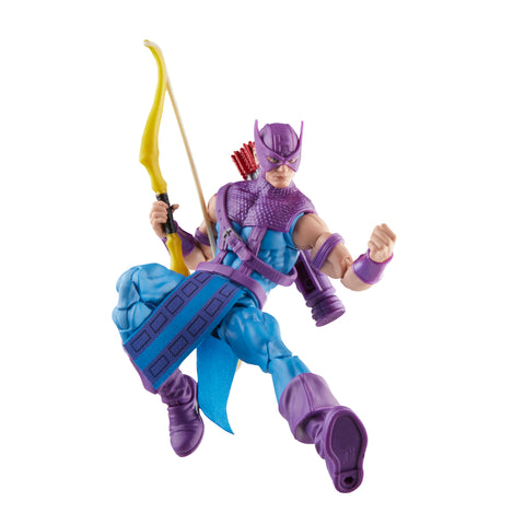 Figura hasbro marvel legends avengers hawkeye skycycle 60 aniversario