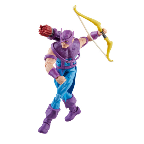 Figura hasbro marvel legends avengers hawkeye skycycle 60 aniversario