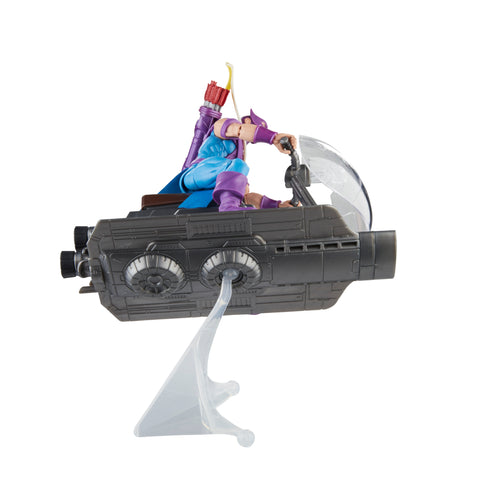 Figura hasbro marvel legends avengers hawkeye skycycle 60 aniversario