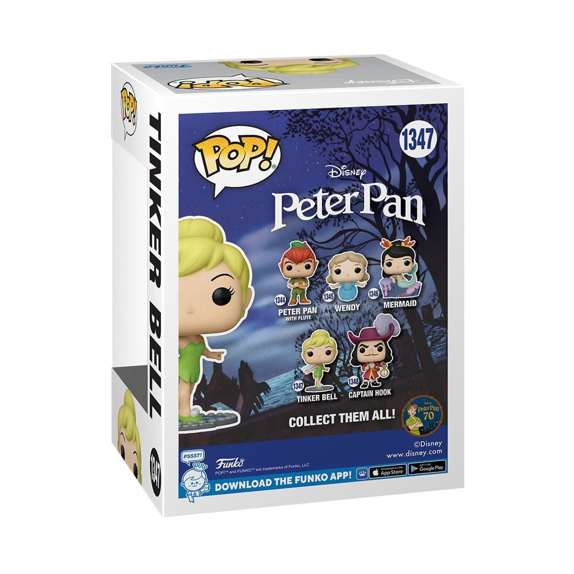 Funko pop disney peter pan disney 70 aniversario campanilla 70699