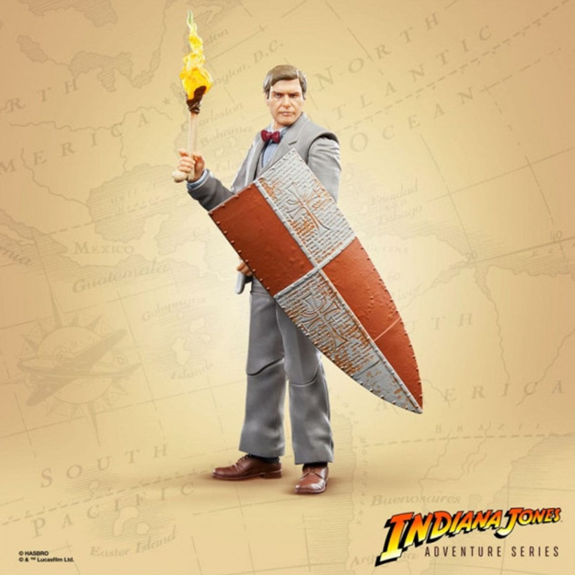 Figura hasbro indian jones adventure series -  profesor indiana jones