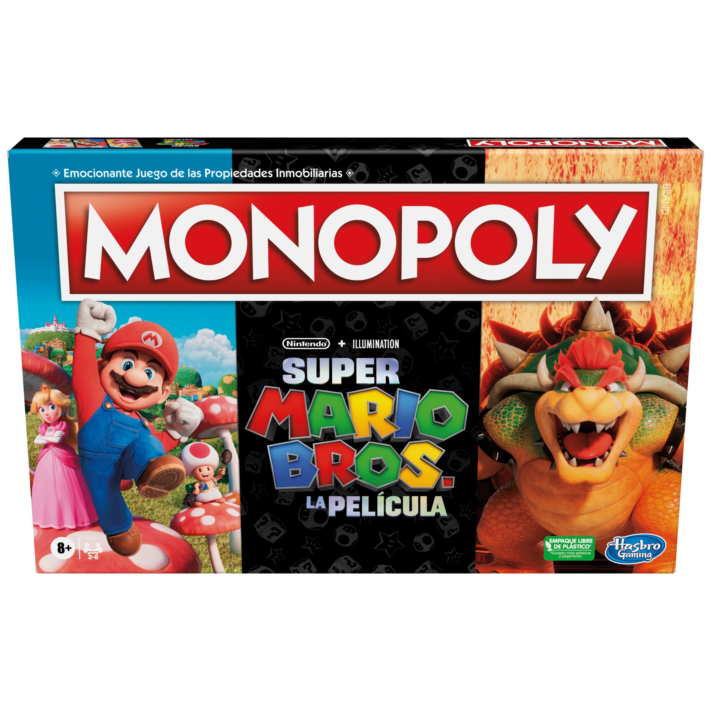 Juego de mesa monopoly the super mario bros la pelicula