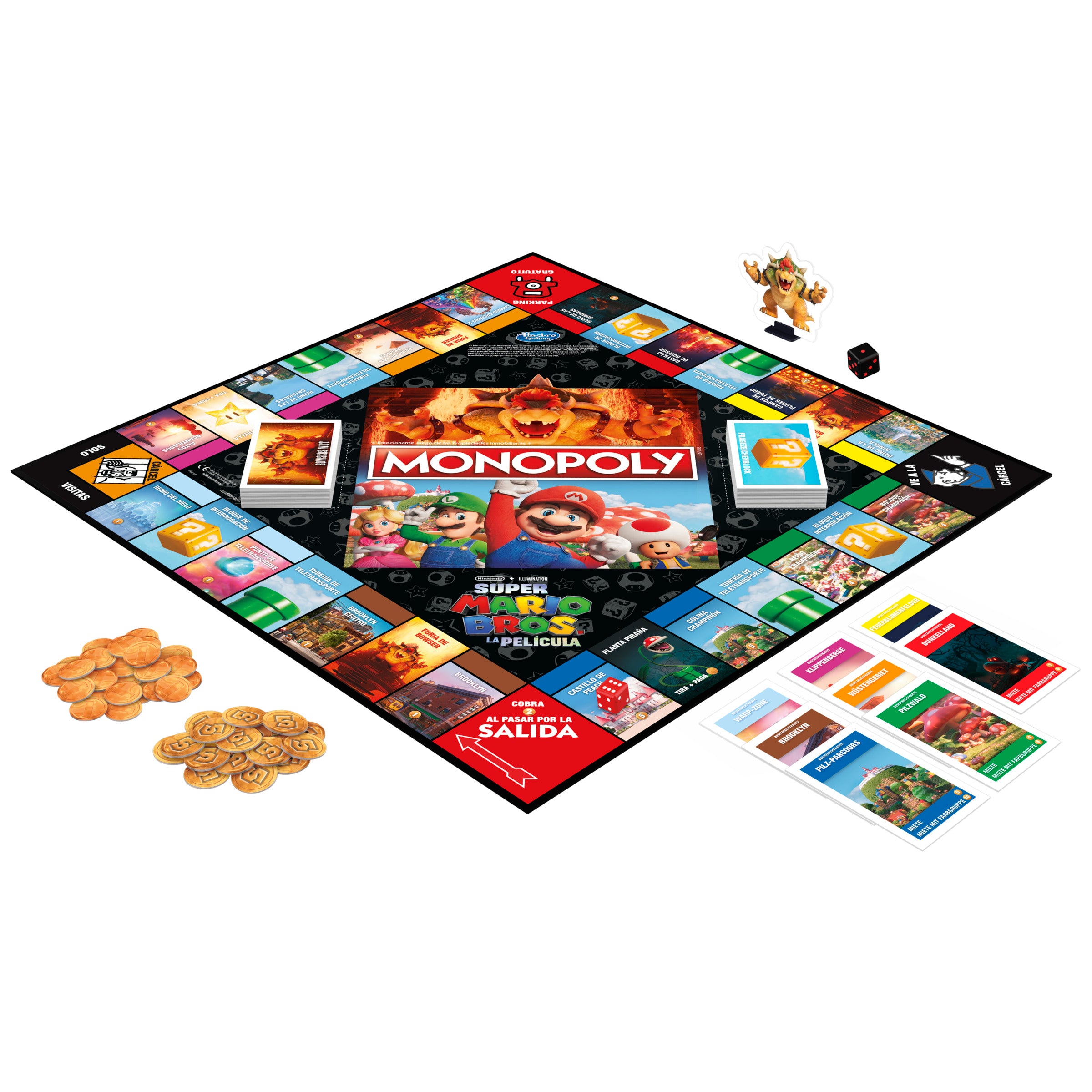 Juego de mesa monopoly the super mario bros la pelicula