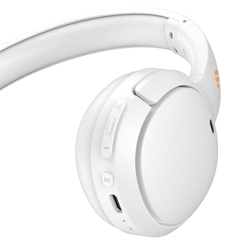 Auriculares edifier wh500 blanco - diadema - bluetooth - on - ear - 40h bateria