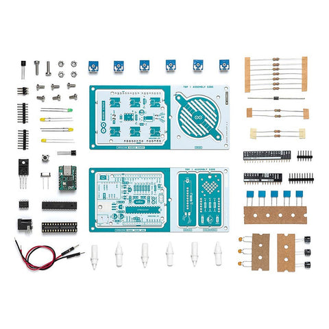 Kit construccion placa uno arduino make your uno kit