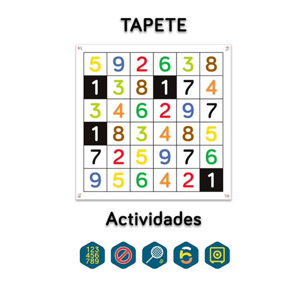 Primaria numeros tilk bee - bot tapete + actividades