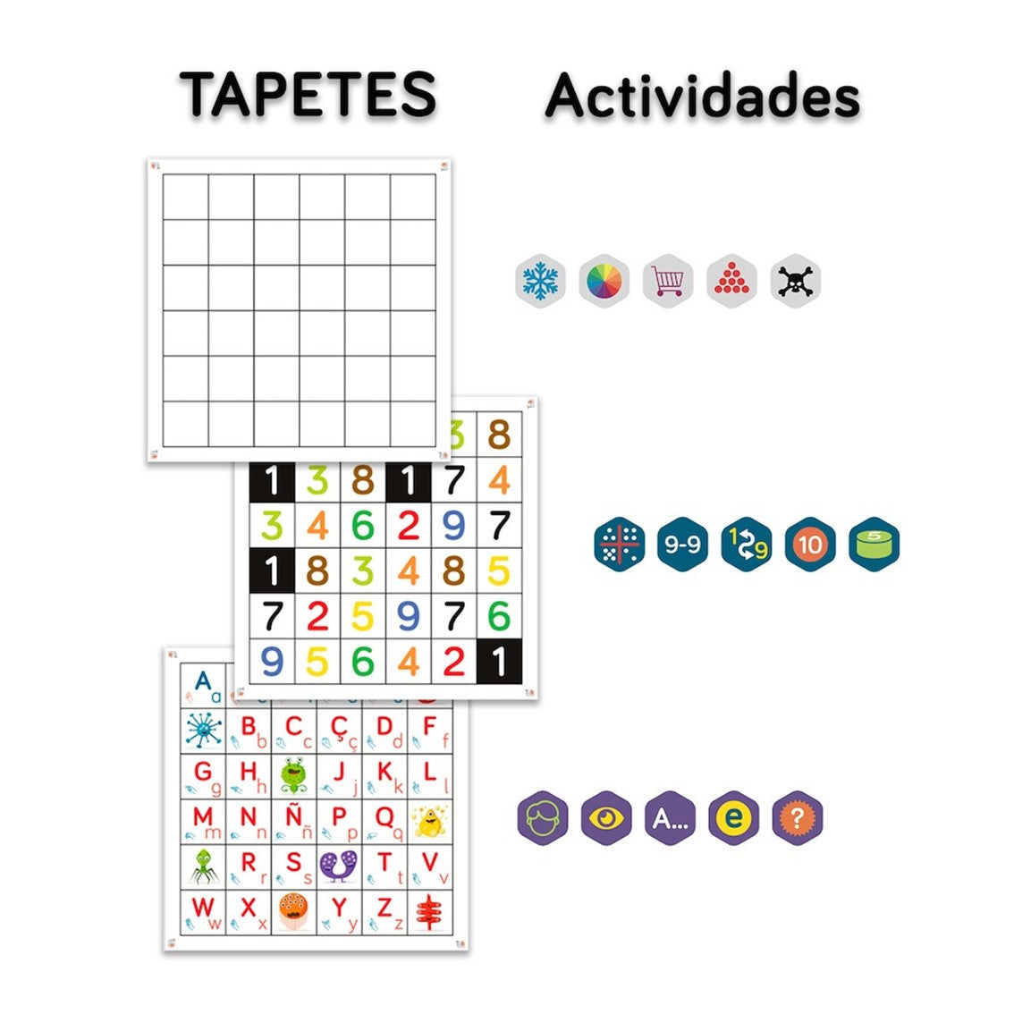 Pack infantil tilk bee - bot tapete + actividades