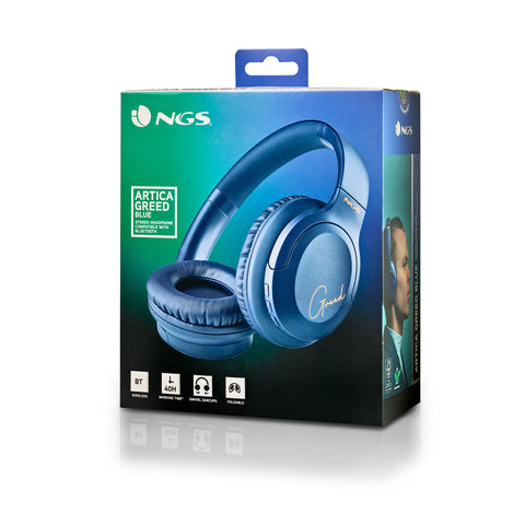 Auriculares inalambricos ngs artica greed azul