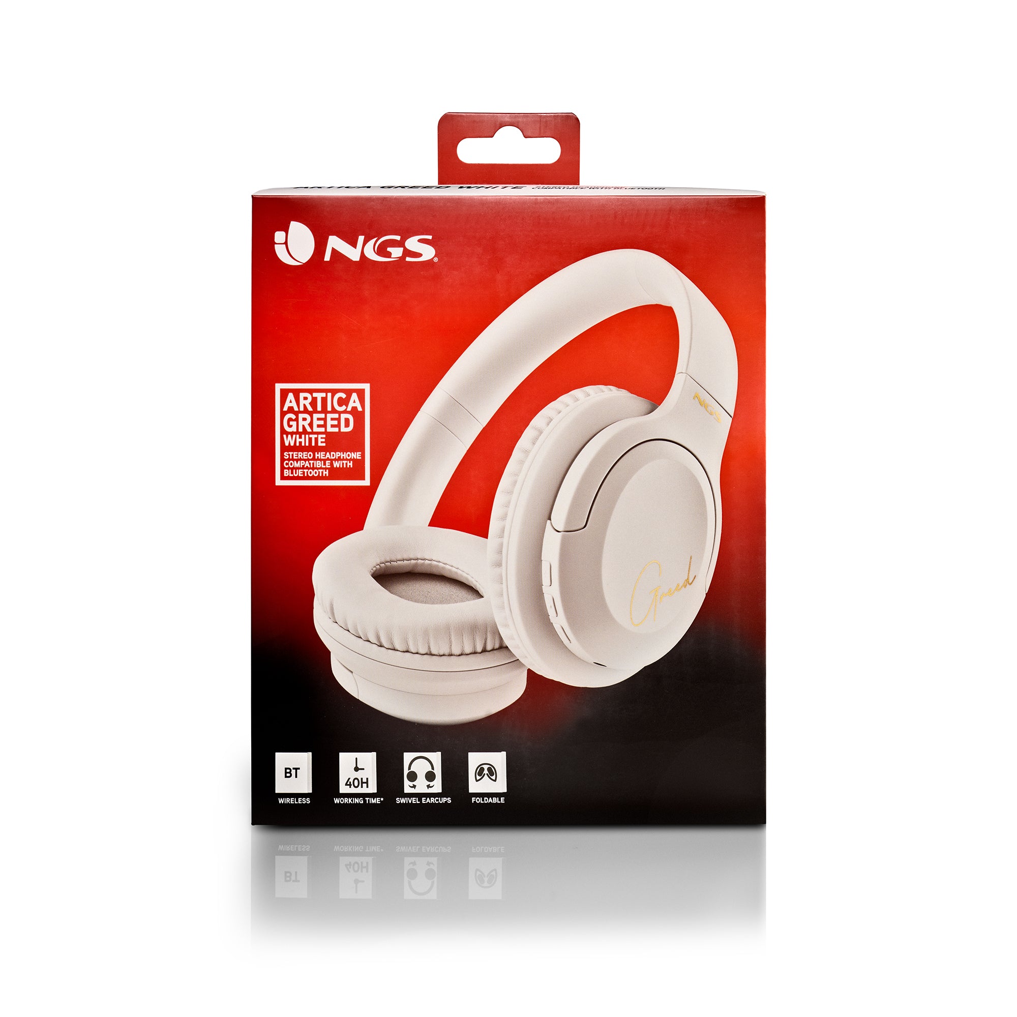 Auriculares inalambricos ngs artica greed blanco