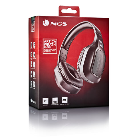 Auriculares inalambricos ngs artica wrath negro