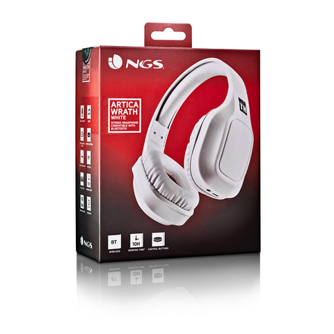 Auriculares inalambricos ngs artica wrath blanco