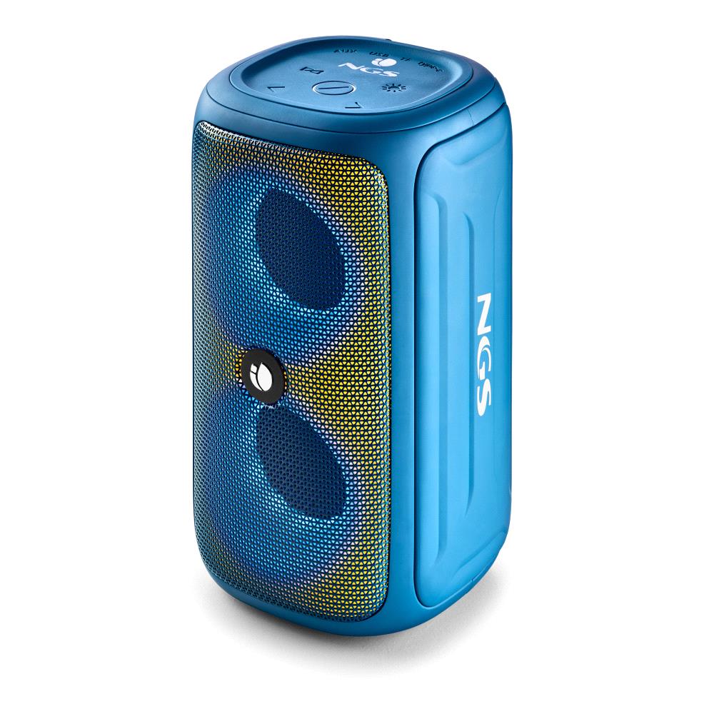 Altavoz bluetooth ngs roller beast - 32w - azul celeste