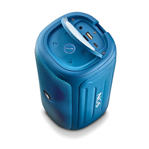 Altavoz bluetooth ngs roller beast - 32w - azul celeste