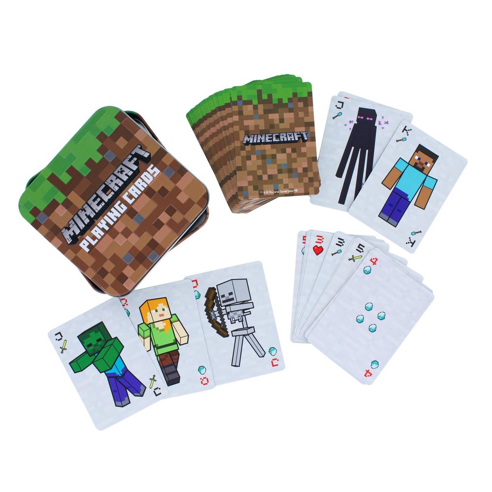 Juego de cartas paladone minecraft