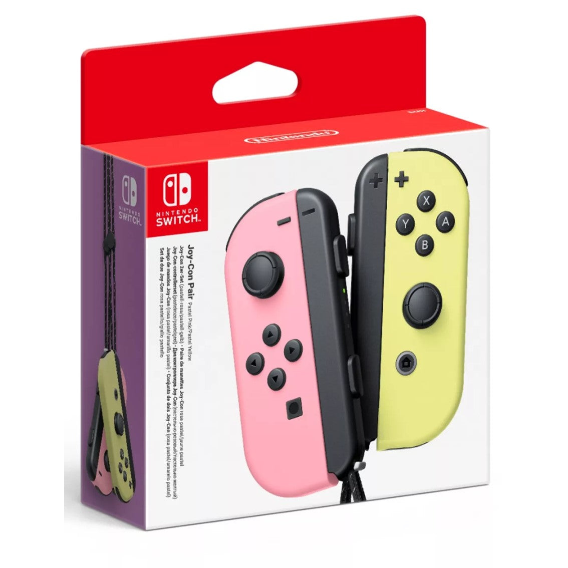 Accesorio nintendo switch -  mando joy - con rosa -  amarillo