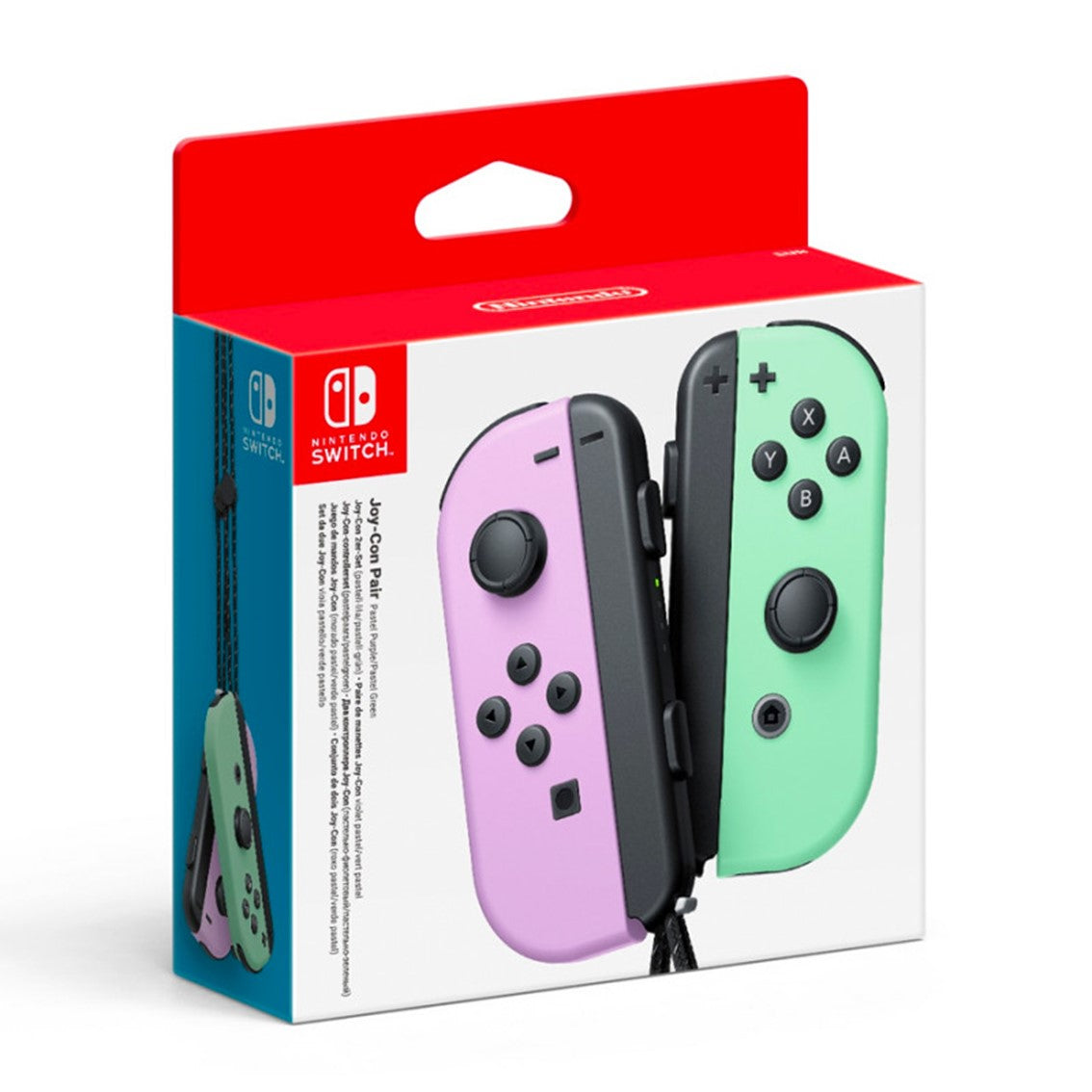 Accesorio nintendo switch -  mando joy - con morado -  verde