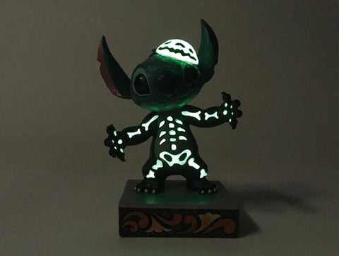 Figura enesco disney stitch traje de esqueleto