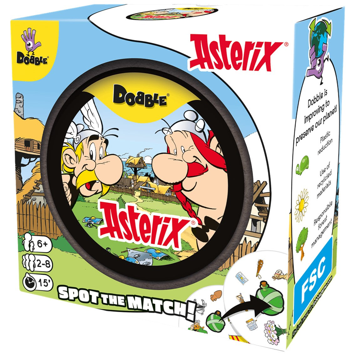 Juego de mesa dobble asterix pegi 7