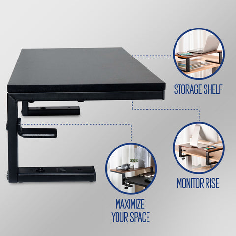 Elevador soporte monitor ewent ew1547 con abrazadera