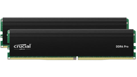 Memoria ram ddr4 32gb 2x16gb crucial pro -  dimm - 3200 mhz - pc4 25600 - cl22