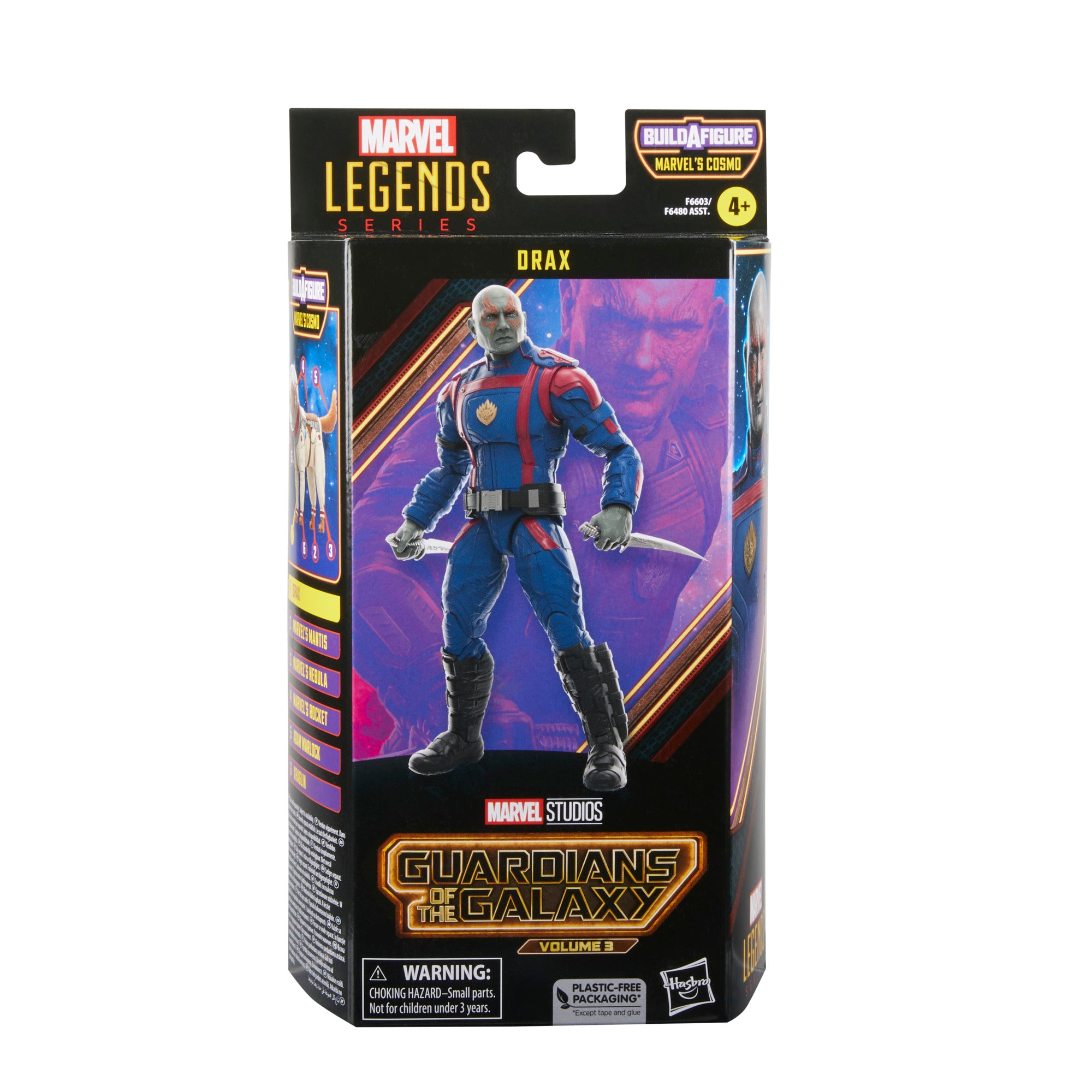 Figura hasbro marvel legends series guardianes de la galaxia drax