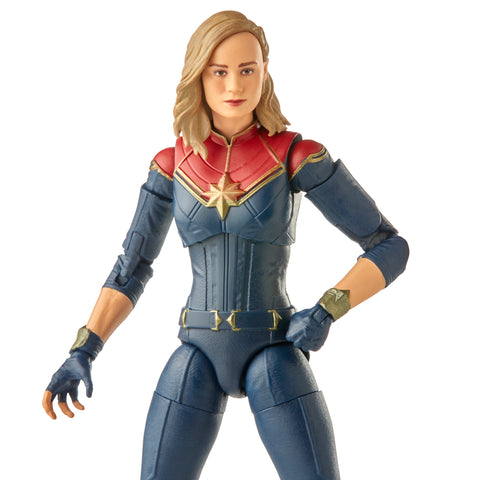 Figura hasbro marvel legends series capitana marvel