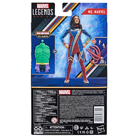 Figura hasbro marvel legends series ms. marvel