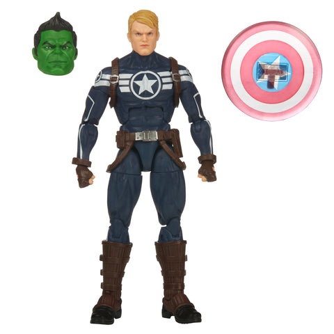 Figura hasbro marvel legends series comandante rogers