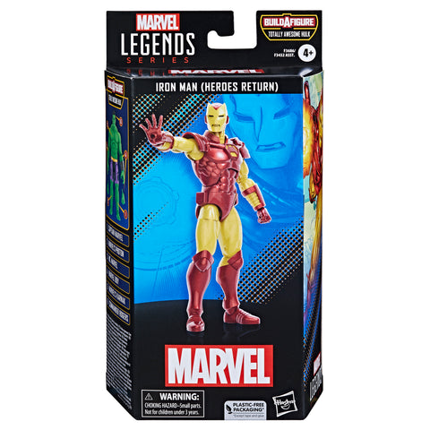 Figura hasbro marvel legends iron man (heroes return)