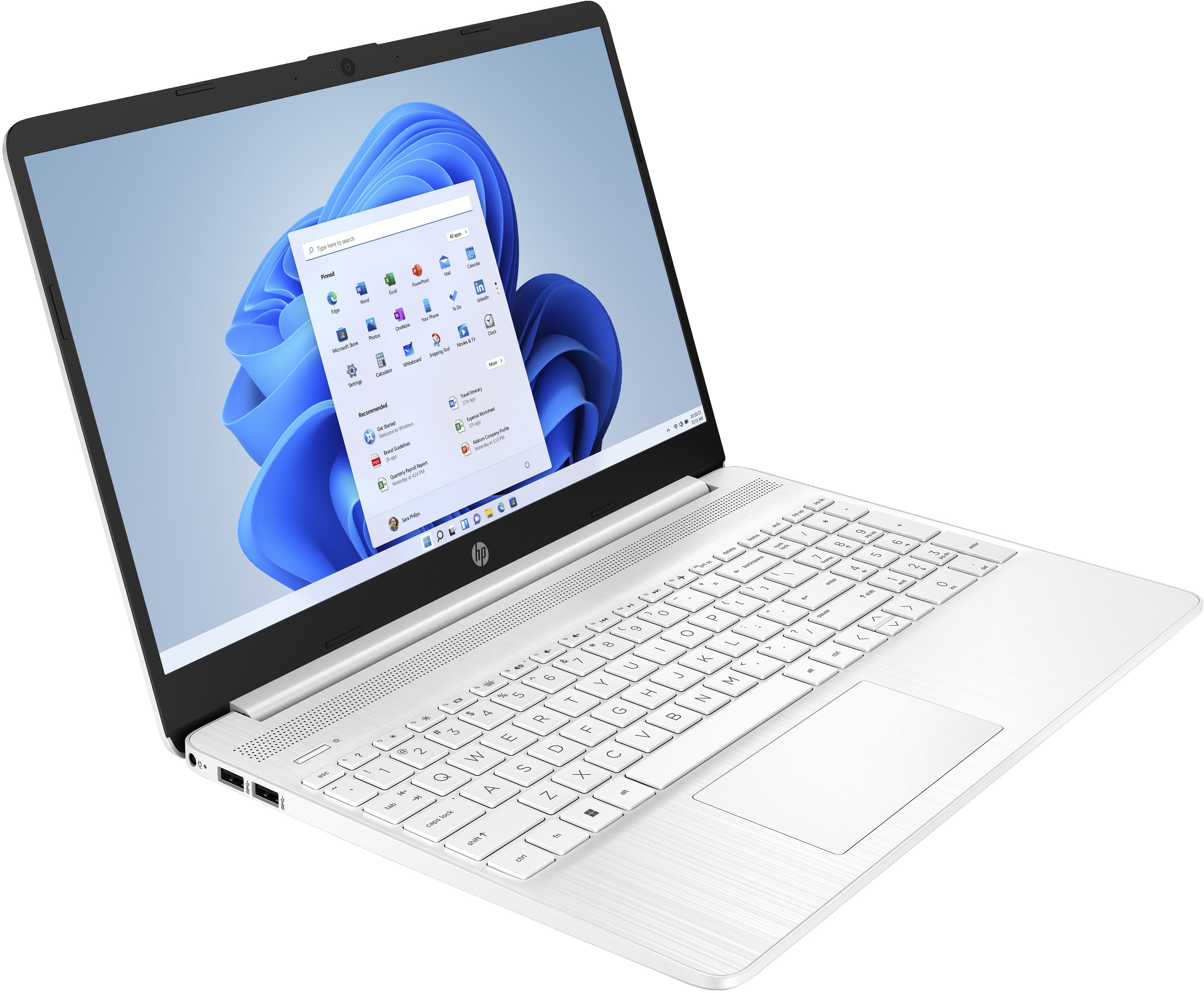 Portatil hp 15s - fq5057ns i7 - 1255u -  15.6pulgadas -  16gb -  ssd512gb -  w11 -  blanco