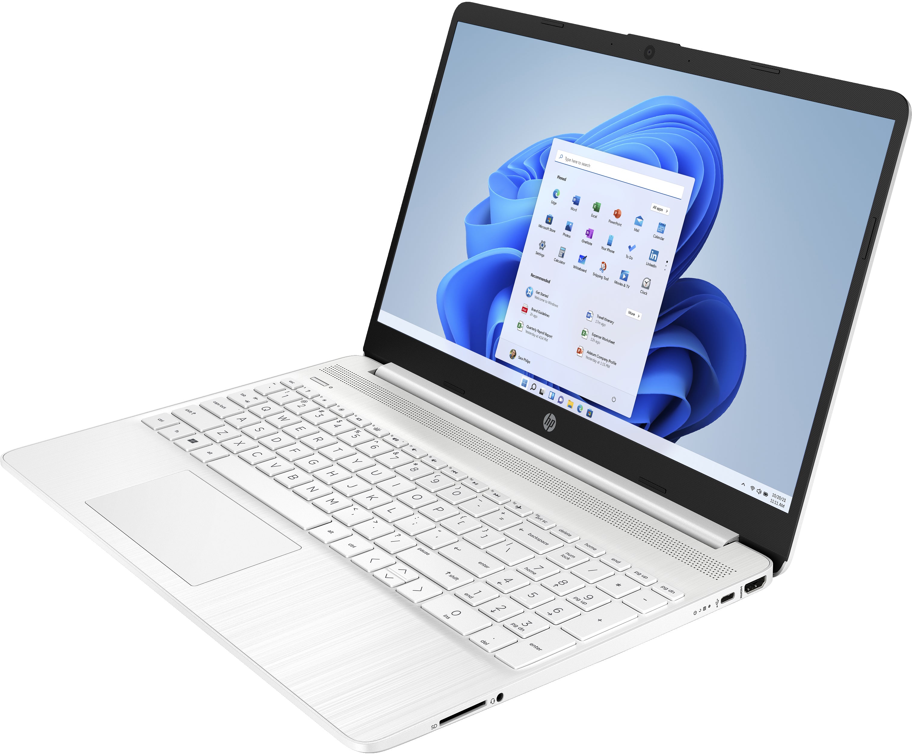 Portatil hp 15s - fq5029ns i5 - 1235u -  15.6pulgadas -  16gb -  ssd512gb -  w11 -  blanco nieve