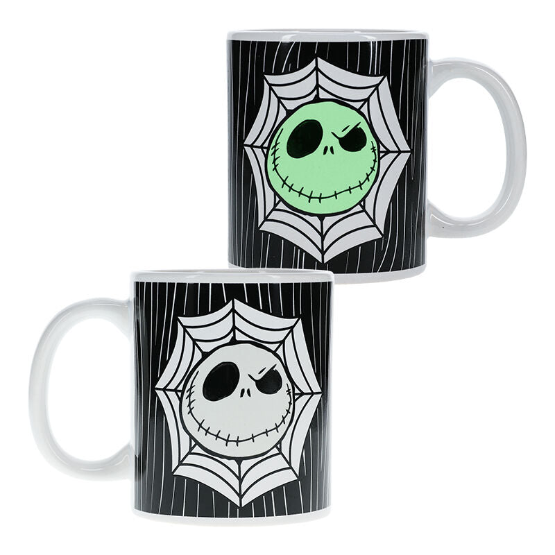 Taza paladone pesadilla antes de navidad brillo en la oscuridad