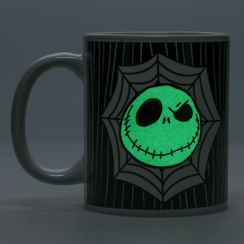 Taza paladone pesadilla antes de navidad brillo en la oscuridad