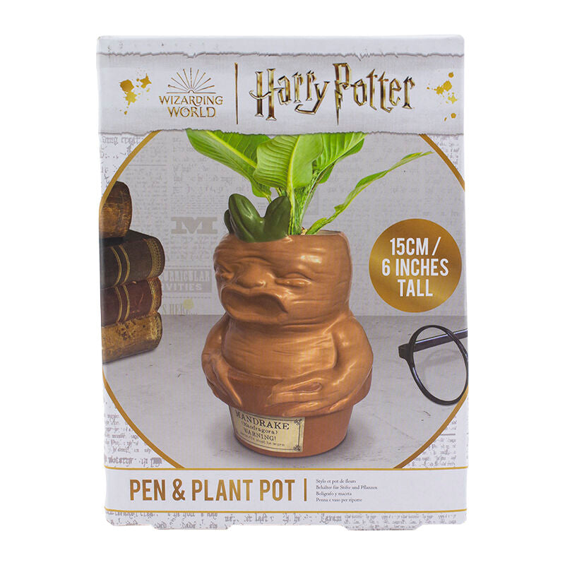 Accesorio para boligrafos paladone harry potter planta mandragora