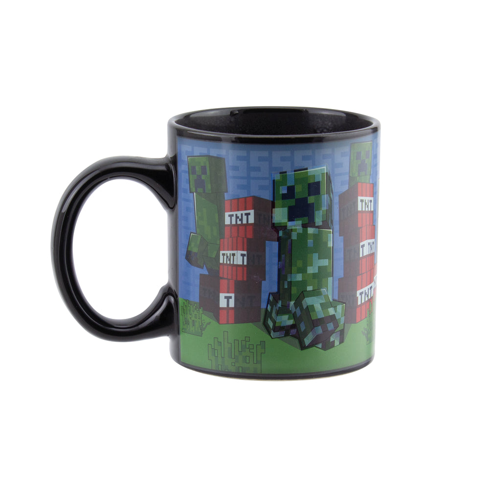 Taza termica paladone minecraft creeper