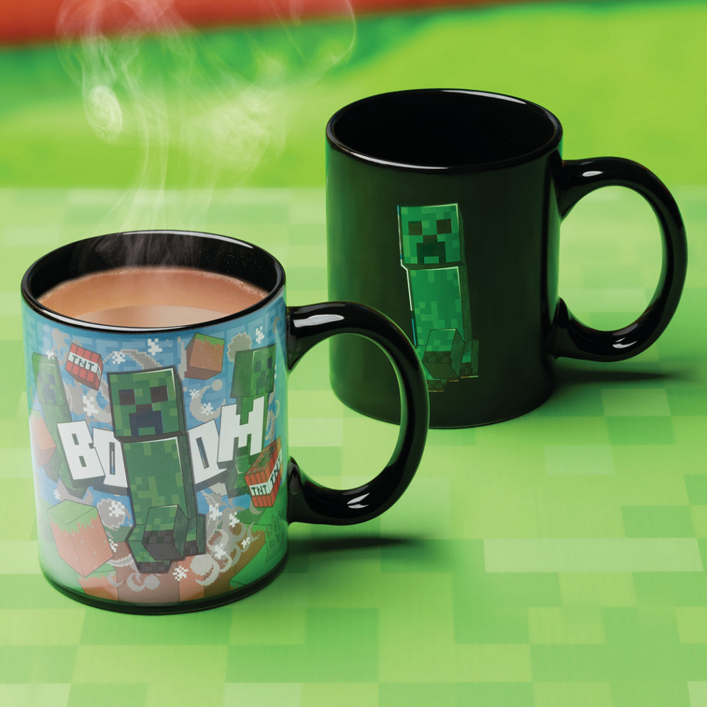 Taza termica paladone minecraft creeper