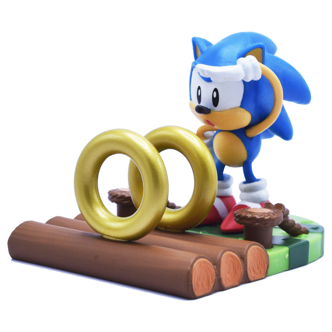 Figura sonic con diorama para montar 8cm 1 unidad aleatoria