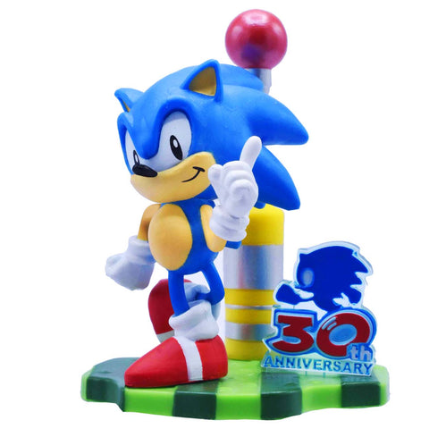 Figura sonic con diorama para montar 8cm 1 unidad aleatoria