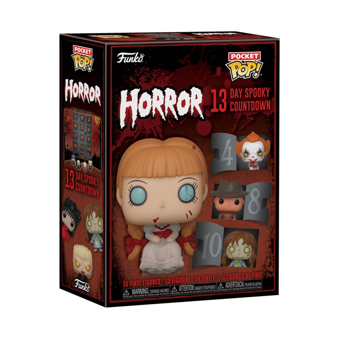 Calendario de adviento funko spooky countdown halloween 2023 13 dias calendario