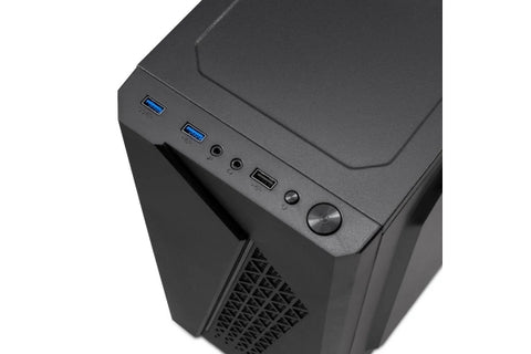 Caja ordenador microatx mpc50 2 usb 3.0 negra gaming oem