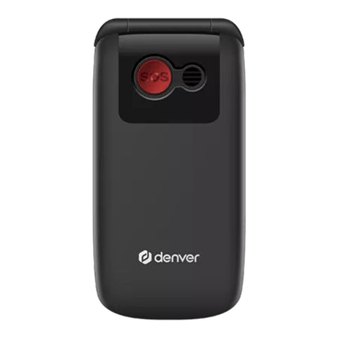 Telefono movil denver 2.4pulgadas - sms - dual band - dual sim - camara - boton sos - para mayores