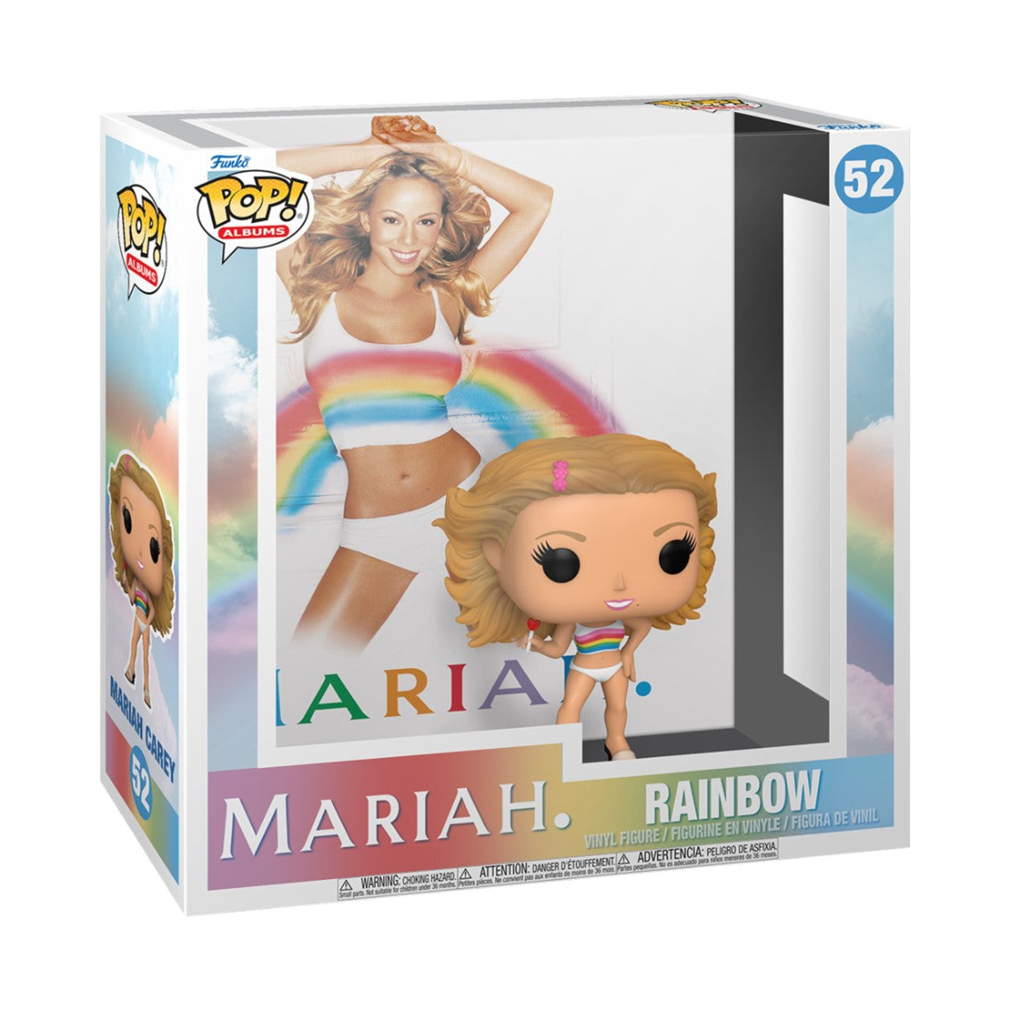 Funko pop albums estrellas de la musica mariah carey rainbow 72562