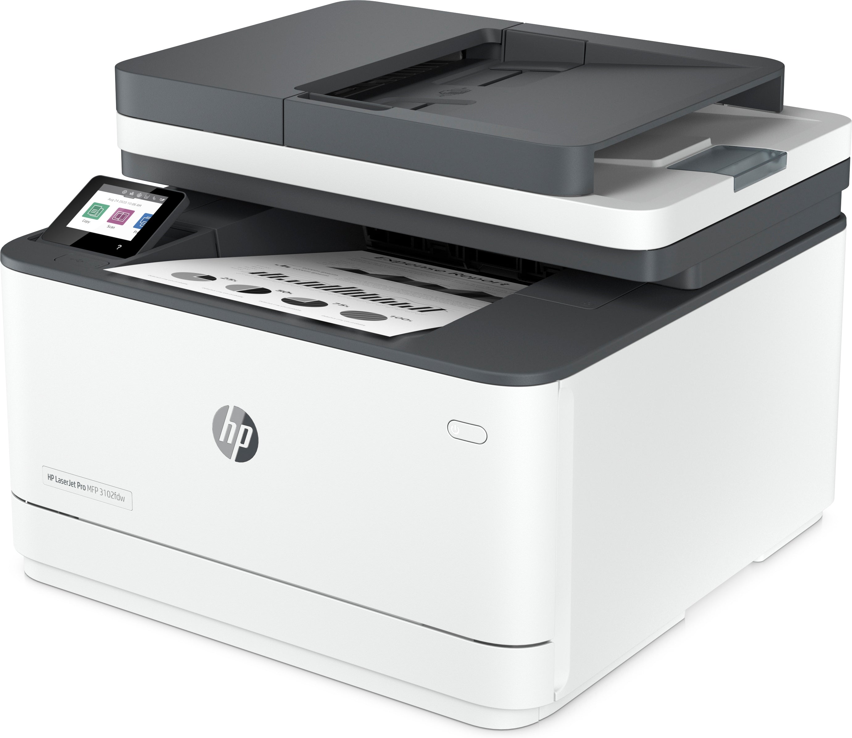 Multifuncion hp laser monocromo laserjet pro 3102fdw fax a4 -  33ppm -  usb -  wifi -  duplex impresion