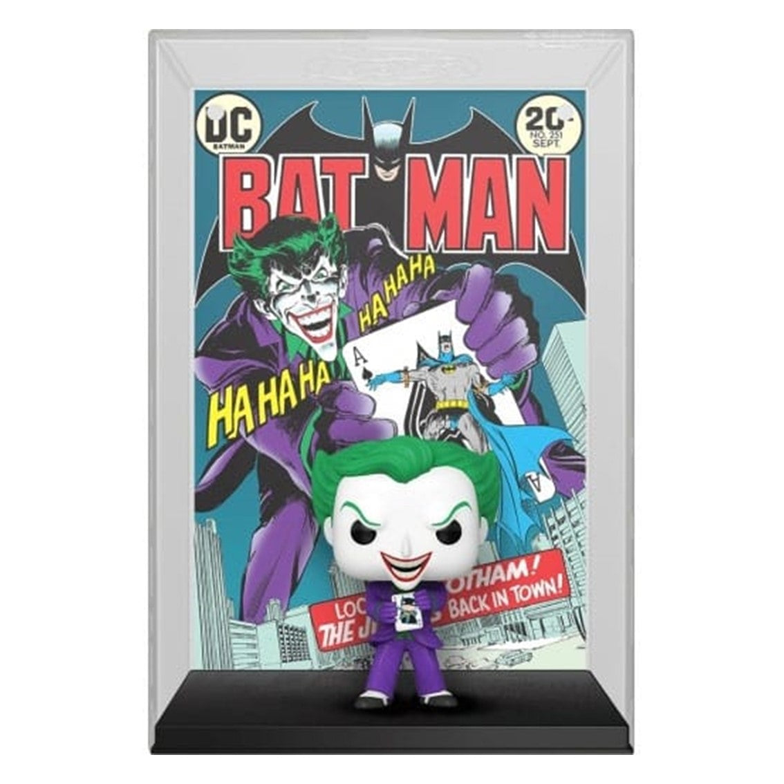 Funko pop dc comic portada comic back in town joker 65349