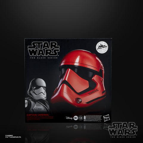 Casco electrónico hasbro star wars the black series capitan cardinal