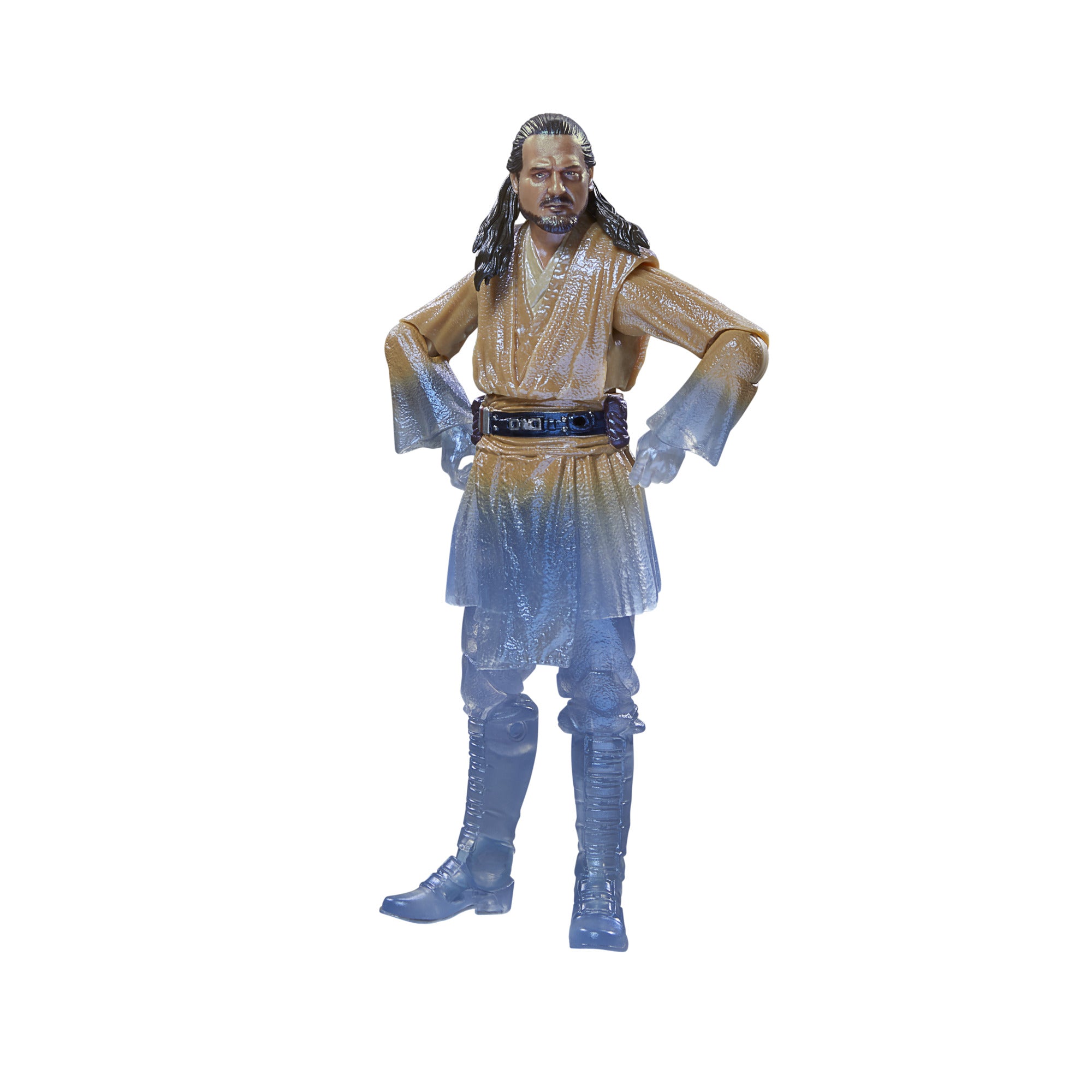 Figura hasbro star wars the black series obi - wan kenobi qui - gon jinn spirit