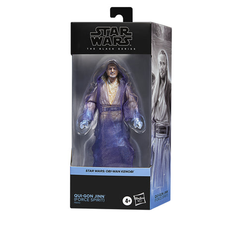 Figura hasbro star wars the black series obi - wan kenobi qui - gon jinn spirit