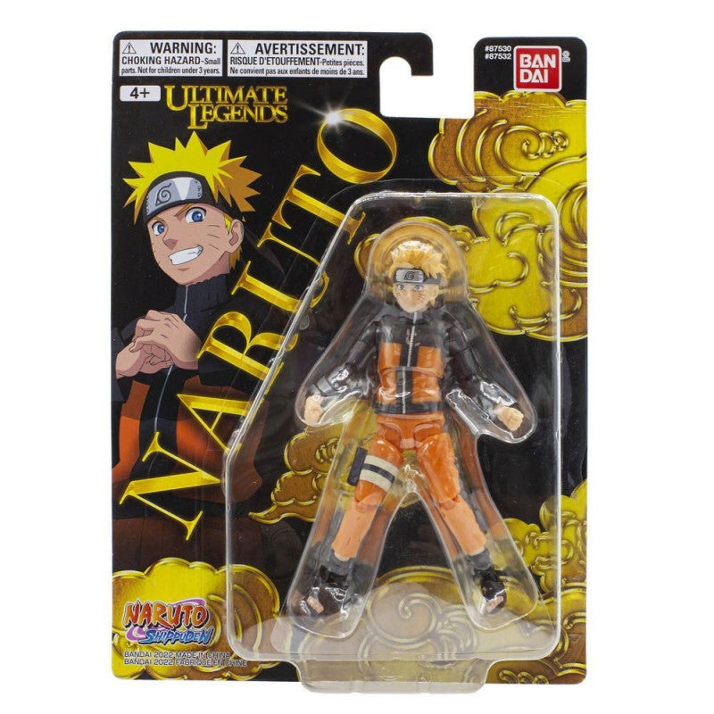 Figura bandai anime heroes naruto ultimate legends naruto adulto